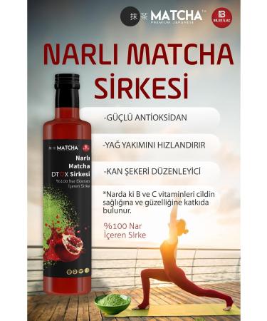 Bilge la Matcha Premium Japanese Pomegranate Matcha Detox Vinegar 250 ml - Buy Online on GoSupps.com