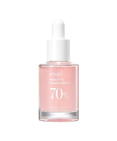 ANUA Peach 70% Niacinamide Serum Anti-Blemish Anti-Large Pores Brightening Peach Essence Serum 30ml