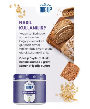 One Up Psyllium Husk Powder 180 gr - UNFLAVOURED - Buy Online on GoSupps.com