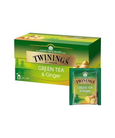 Twinings Ginger Green Tea 25-Pack Cups