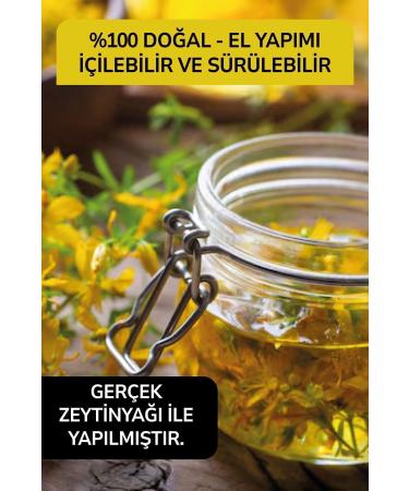 COSMEAGE Genuine Handmade Real Olive Oil St. John's Wort Oil Drinkable and Spreadable 1 Liter - Buy Online on GoSupps.com