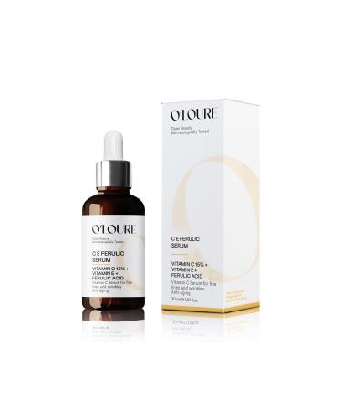 o'loure beauty CE Ferulic Serum Vitamin C - Ferulic Acid Vitamin E Anti-Aging Vitamin C Skin Serum - Buy Online on GoSupps.com