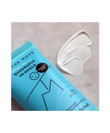 Too Cool For School On The Move Quadruple UV Shield SPF50+ PA++++ 80ml - Buy Online on GoSupps.com