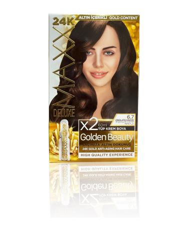 MAXX DELUXE Golden Series 24k Gold Content Tube Dye and Hair Care Serum - Buy Online on GoSupps.com