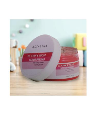 alyalina HAND FOOT & BODY SCRUB PEELING 250 gr. - Buy Online on GoSupps.com