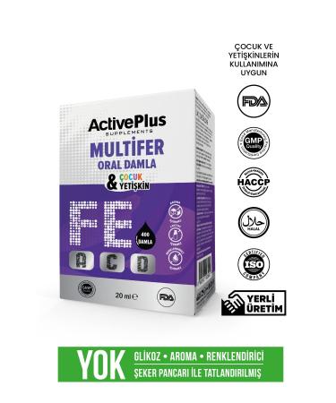 ActiveBee Supplements Activebee Multifer Iron Drops - Energy and Power Source