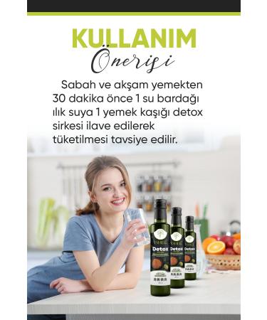 VSHELL Edema Weight and Natural Slimming Matcha and Quinoa Seed Detox Vinegar (FERMENTATION) 250ml - Buy Online on GoSupps.com