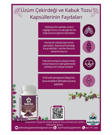 moderate food dr.cemil el-kudsi Ground Grape Seed And Grape Skin - Buy Online on GoSupps.com