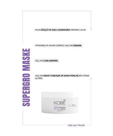 KOBE Scalp Care Mask Helping to Grow Hair Fast 250 ml - Buy Online on GoSupps.com