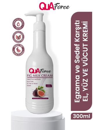 QUAforce Water Based Moisturizer (ITCHING ) Preventive Care Cream Cortisone Free 300 ml