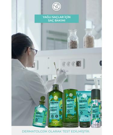 Yves Rocher Purifying Shampoo for Oily Hair (Pure Detox) - Vegan-300 ml - Buy Online on GoSupps.com