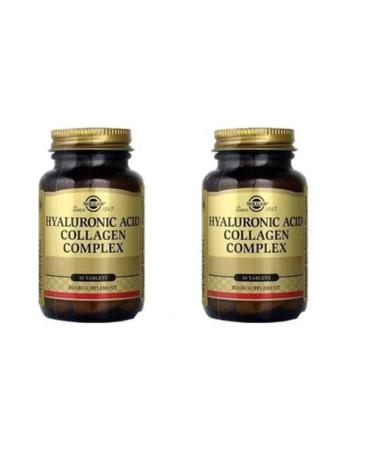 Solgar Hyaluronic Acid Collagen Complex 30 Tablets 2 Pieces