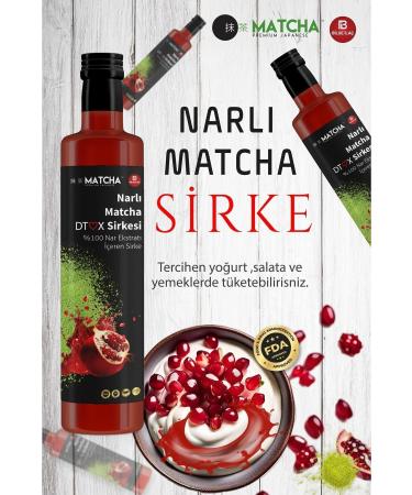 Bilge la Matcha Premium Japanese Pomegranate Matcha Detox Vinegar 250 ml - Buy Online on GoSupps.com