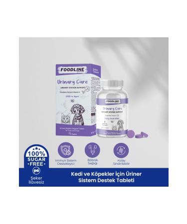 Foodline Urinary Care 75 Tablets | Urinary Health Support for Cats and Dogs - Buy Online on GoSupps.com