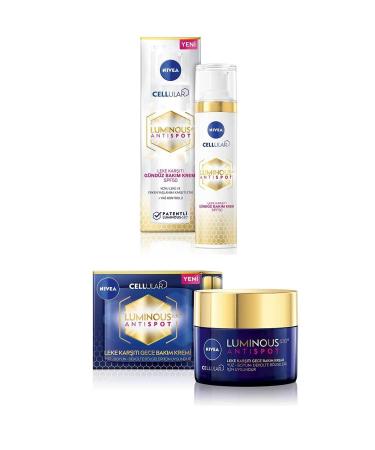 NIVEA Luminous630 Anti-Spot Day Care Cream 40ml Spf 50 & Anti-Spot Night Care Cream 50ml