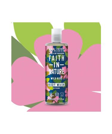 Faith In Nature Natural Relaxing Shower Gel Wild Rose 400 ml
