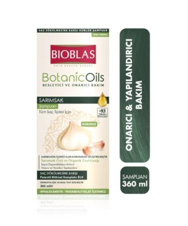 Bioblas Botanic Oils Garlic Shampoo 360 ml - Unscented
