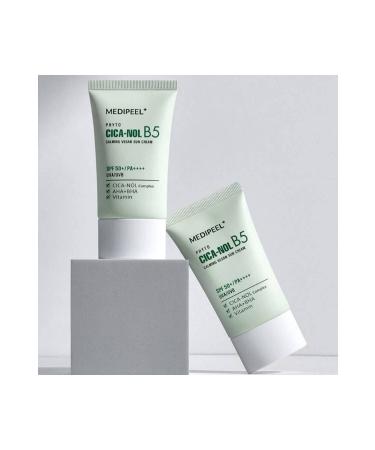 Medipeel Phyto Cica-nol B5 Calming Vegan Sun Cream Spf50+ Pa++++ 50ml - Buy Online on GoSupps.com
