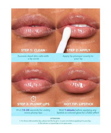 SHEGLAM Ice Queen plumping lip gloss Plumping lip gloss bigger lip appearance - Buy Online on GoSupps.com