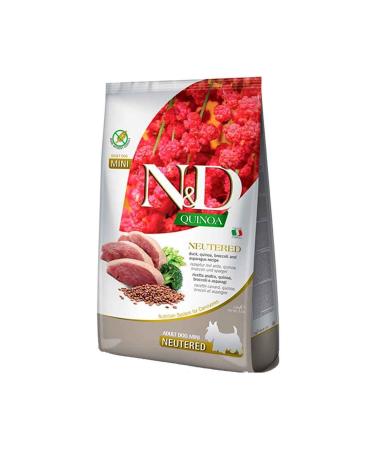 N & D Quinoa Sterilized Dog Food Mini Duck Meat Quinoa Broccoli 2.5 Kg