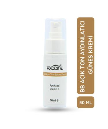axodine BB Cream - 24 Hour Moisturizing - Luminous Light Tone Sunscreen 50 Spf - - Buy Online on GoSupps.com