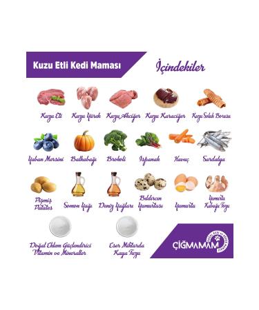  i mamam Natural Cat and Dog Food Cat Barf Lamb Meatballs 7 Kg 7 Pieces in 1000 gr Packages i mamam - Buy Online on GoSupps.com