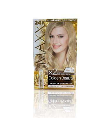 MAXX DELUXE Golden Series 24k Gold Content Tube Dye and Hair Care Serum (2X50 ML) - Buy Online on GoSupps.com