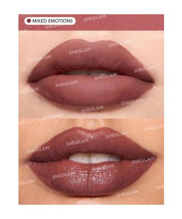 SHEGLAM Cosmic Crystal Matte Lipstick-Mixed emotions - Buy Online on GoSupps.com
