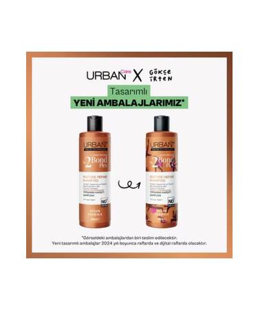 Urban Care No.2 Bond Plex Anti-Fray Hair Care Shampoo 350 ml - Buy Online on GoSupps.com