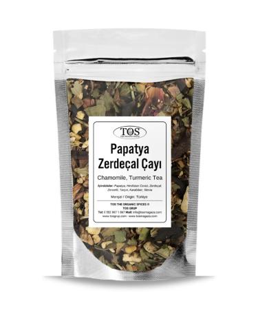 TOS The Organic Spices Chamomile Turmeric Tea 250 gr (1st Quality) Chamomile Turmeric Tea