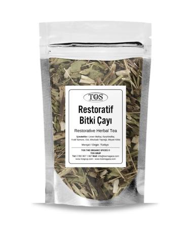 TOS The Organic Spices Restorative Herbal Tea 250 gr (1st Quality) Restorative Herbal Tea