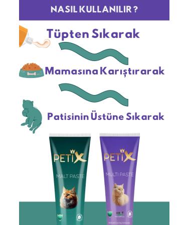 Petix Multivitamin and Anti-Hairball Cat Malt Paste 100 gr - Buy Online on GoSupps.com