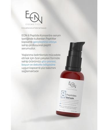 EON 8 Peptide Intensive Anti-Aging Serum - Reduces Wrinkles Increases Collagen & Elastin Production - Buy Online on GoSupps.com
