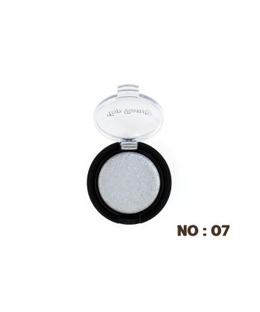 Top beauty Eye Makeup Shadow Single Shiny and Bright Long Lasting Silver Color-Eyeshadow No:07 - Buy Online on GoSupps.com
