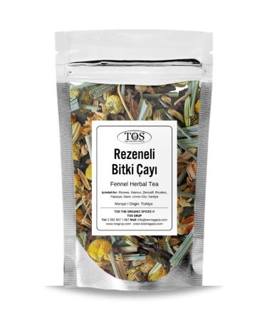 TOS The Organic Spices Fennel Herbal Tea 100 gr (1st Quality) Fennel Herbal Tea