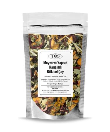 TOS The Organic Spices Fruit and Leaf Herbal Tea 250 gr (1st Quality) Fruit and Leaf Herbal Tea