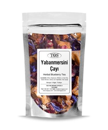 TOS The Organic Spices Herbal Blueberry Tea 100 gr (1st Quality) Herbal Blueberry Tea