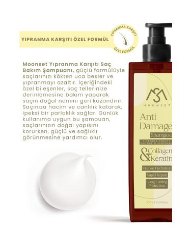 moonset Anti-Fray Hair Care Shampoo 400 ml - Buy Online on GoSupps.com