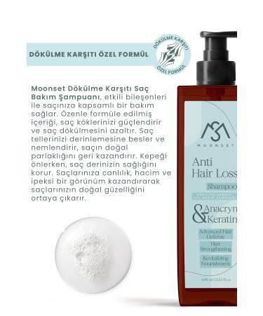 moonset Anti-Loss Hair Care Shampoo 400 ml - Buy Online on GoSupps.com