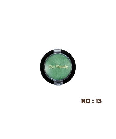 Top beauty Eye Makeup Shadow Single Shiny and Bright Long Lasting Green-Eyeshadow No:13