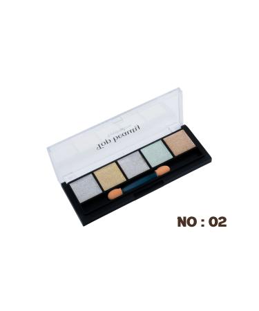 Top beauty Eye Makeup Palette Long-Lasting Eyeshadow with Sparkling and Bright Colors-Eyeshadow No:02 - Buy Online on GoSupps.com