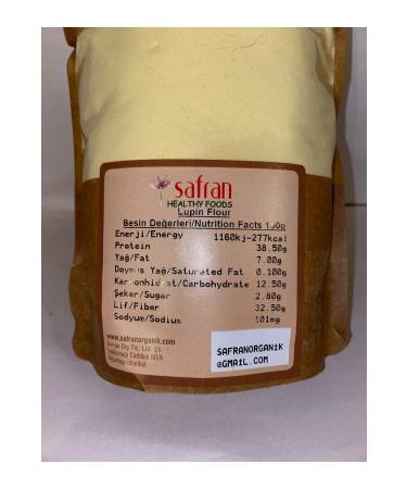 Saffron Ketogenic & Gluten Free Sweet Lupine Flour 700 gr - Buy Online on GoSupps.com