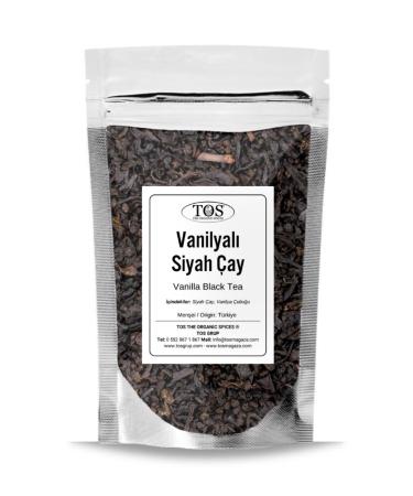 TOS The Organic Spices Vanilla Black Tea 250 gr (1st Quality) Vanilla Black Tea
