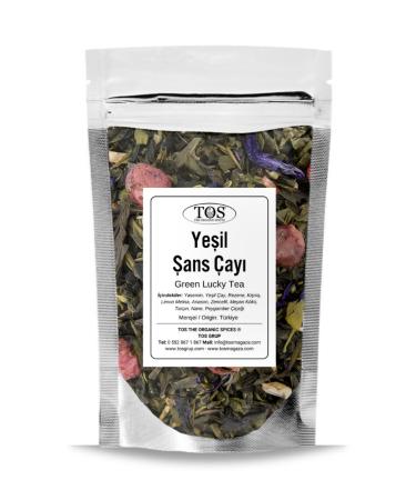 TOS The Organic Spices Green Luck Tea 100 gr (1st Quality) Green Luck Tea
