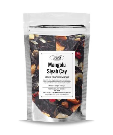TOS The Organic Spices Mango Black Tea 250 gr (1st Quality) Mango Black Tea