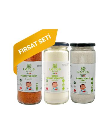 Lotus Natura Organic Certified Supplementary Food Set Tarhana Oatmeal Starch