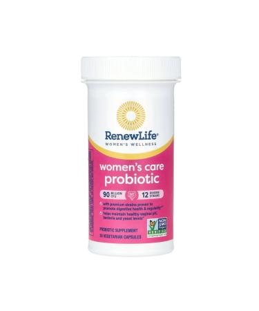 Renew Life Women's Wellness Women's Care Probiotic 90 Billion Cfu 30 Vegetarian Capsules