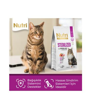 Nutri Feline Salmon Grain-Free Sterilized Cat Food 2kg - Buy Online on GoSupps.com