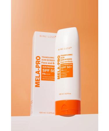 Nineless MELA-PRO Tran-examic Acid Sun Screen-Anti-Stain Tranexamic Acid Hybrid Filter Sun Cream100ml - Buy Online on GoSupps.com