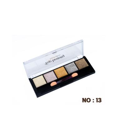 Top beauty Eye Makeup Palette Long-Lasting Eyeshadow with Sparkling and Bright Colors-Eyeshadow No:13 - Buy Online on GoSupps.com
